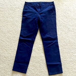 Size 6 | Tommy Hilfiger | Royal Navy Blue Mid Rise Full Length Pants/Trousers